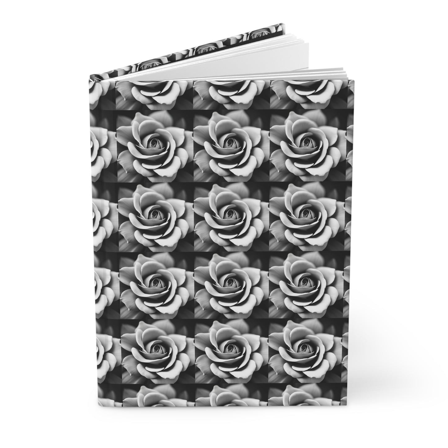 Black & White Rose Journal Matte