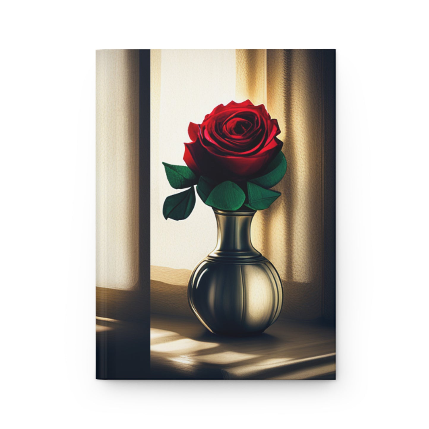 Rose in Vase Journal Matte