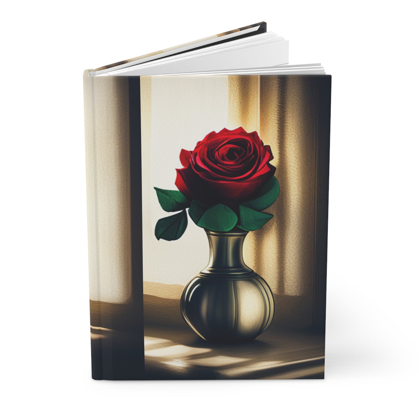 Rose in Vase Journal Matte