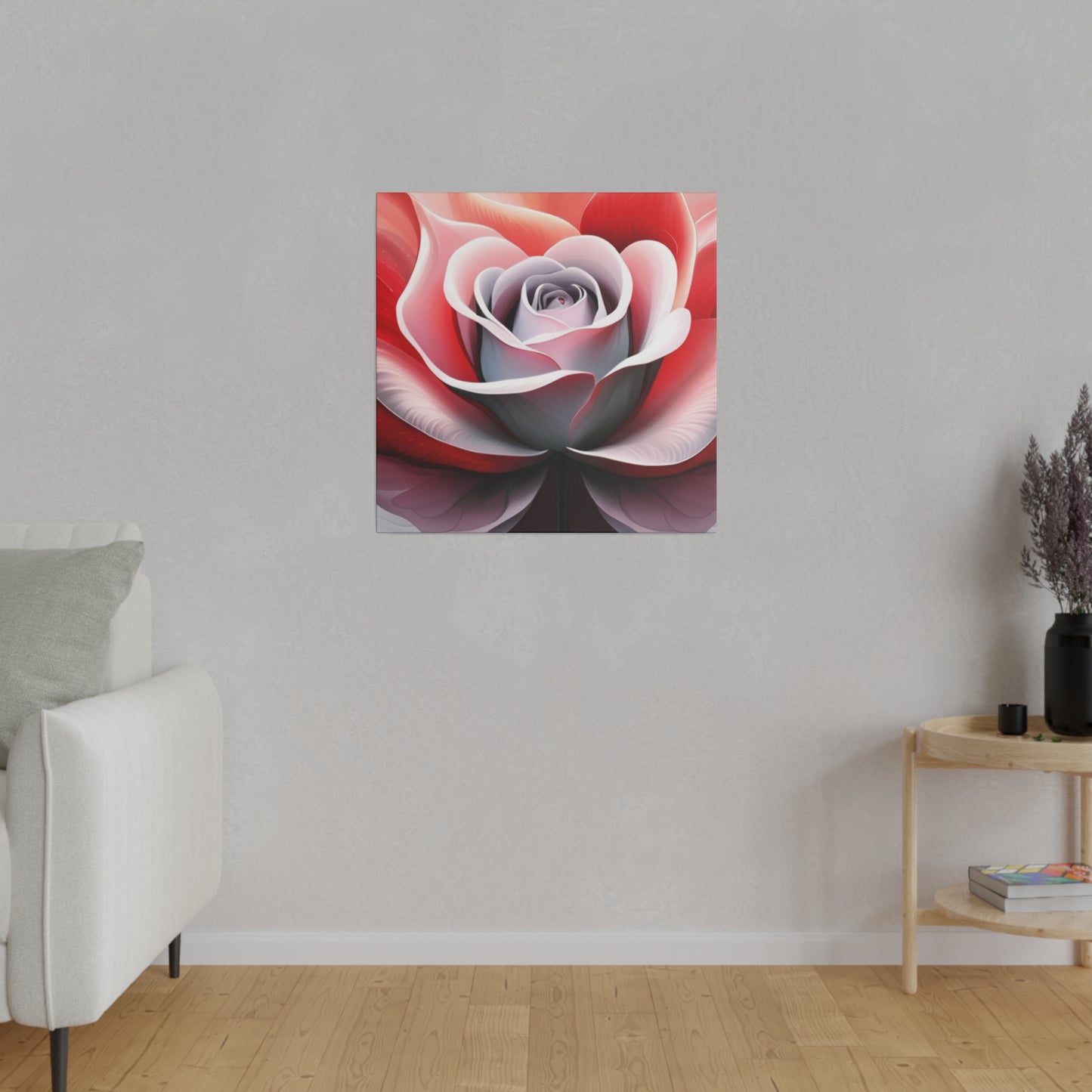 Rose Matte Square Canvas