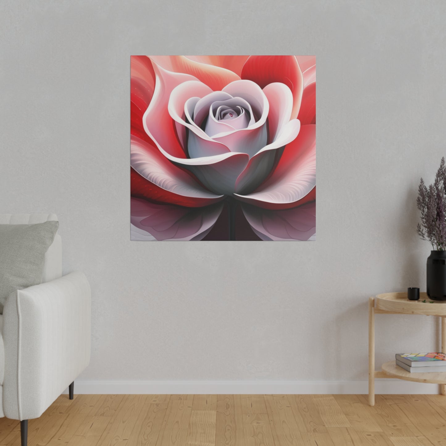 Rose Matte Square Canvas